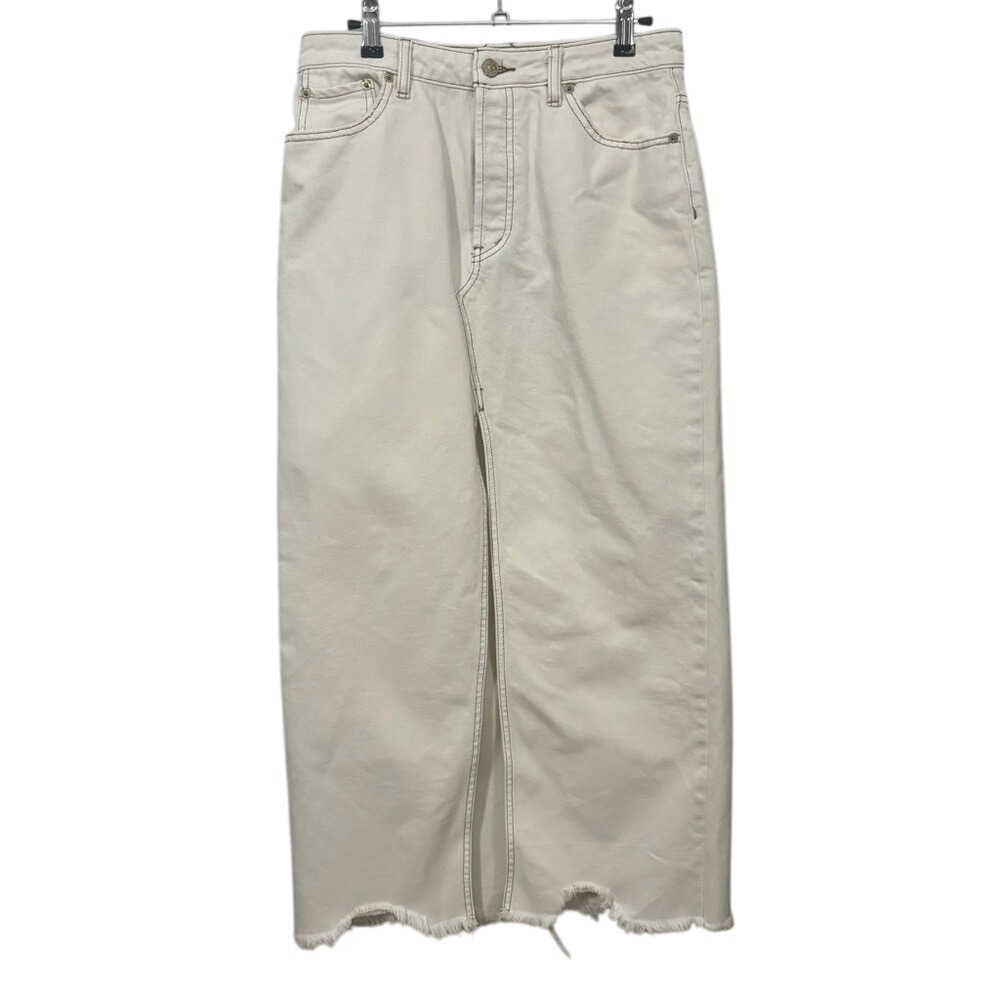 We The Free SKIRT Cream‎ Midi Skirt Modern Sophistication Size 27